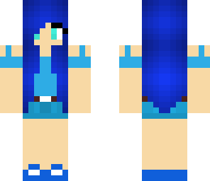 blue girl