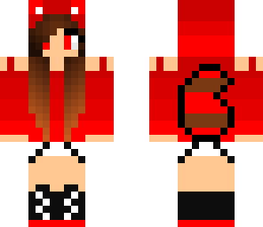 edited red girl
