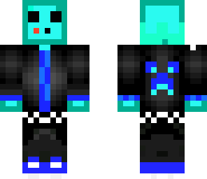 slime azul con estilo