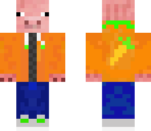 piggy with carrot hoodie