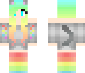 rainbow nyan girl