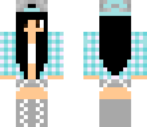 blue tomboy girl