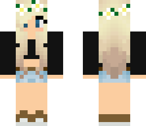 girl with flower crown