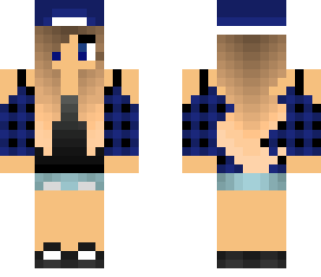 cute blue girl