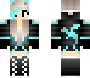 teal dragon girl