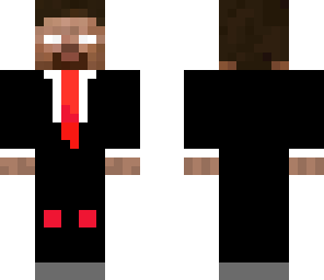 herobrine in a suit