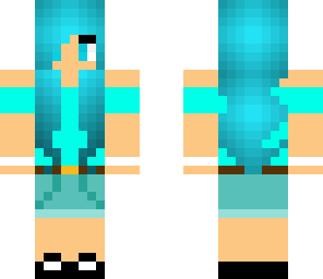 turquoise girl 