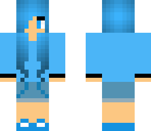blue girl