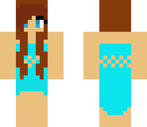 teal sundress girl