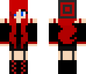 red and black