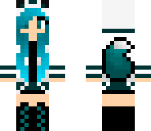 blue wolf girl