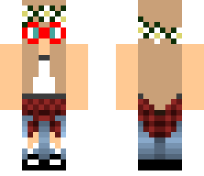 red glasses skater