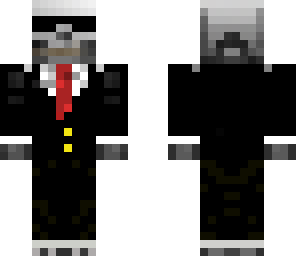 terminator in suit with glasses
