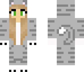 gray kitty girl