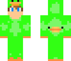 green duck boy