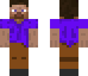 purple shirt steve