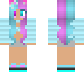 cute cotton candy girl