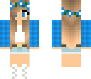 summer flannel girl