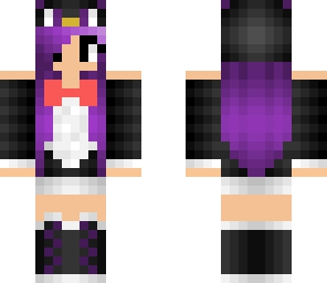 purple penguin girl