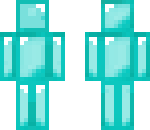 diamond block man