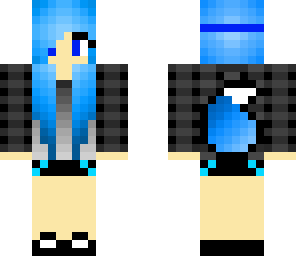 blue girl
