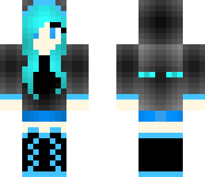 creeper blue girl