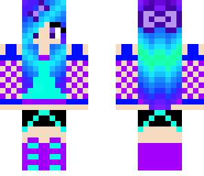 pretty blue girl