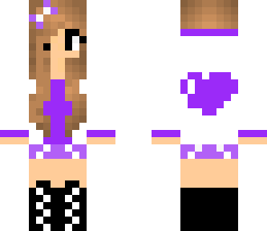 purple girl with heart jacket