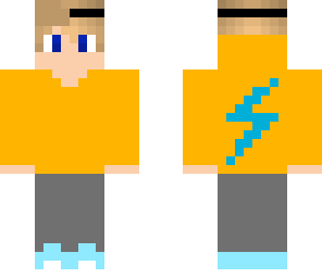 orange electro bandana boy