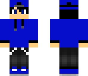 blue and black