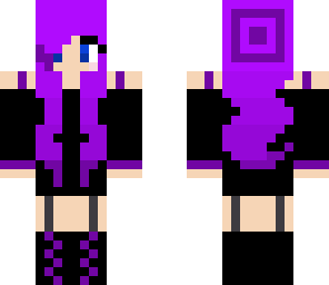 purple and black