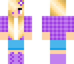 blond cute purple girl edited