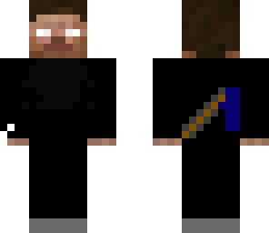 herobrine in black suit