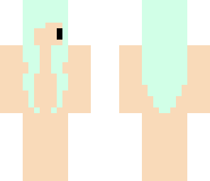simple seagreen girl hair base