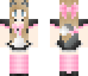 kawaii maid pink