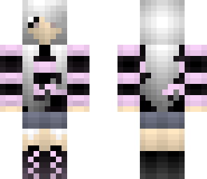 colorful goth girl