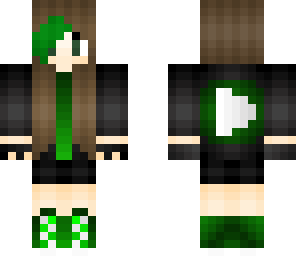 green youtuber girl