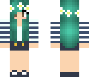 teal hair