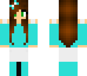 custom brunette blue girl
