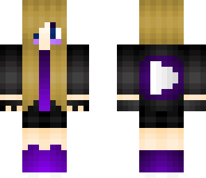 purple youtuber girl
