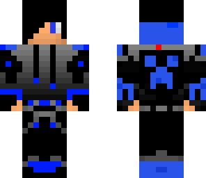 black and blue boy