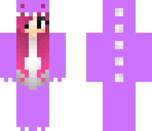 purple dinosaur girl