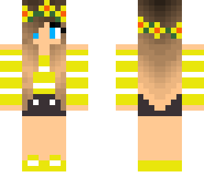 edited yellow girl