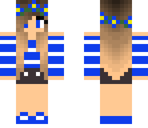 edited blue girl