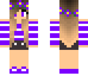 edited purple girl