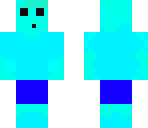 blue slime blue bathing suit
