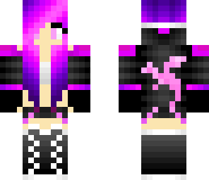 purple gamer girl