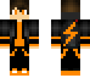 lightning orange hoodie