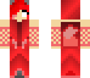 herobrine redstone wolf girl prom version