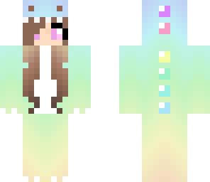 pastel dinosaur girl